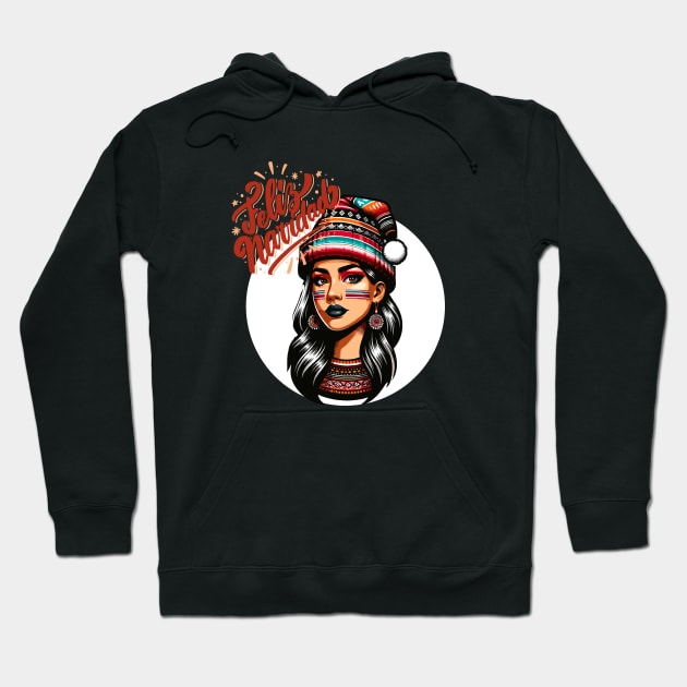 Feliz Navidad Hoodie by JT Digital